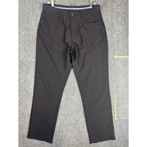 FootJoy Mens Athletic Fit Performance Golf Pants Black 33x30 Stretch FJ